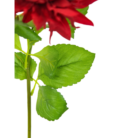 Dahlia rouge artificiel