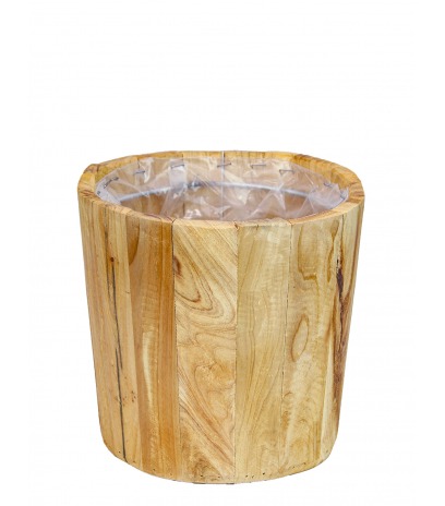 Pot rond en bois