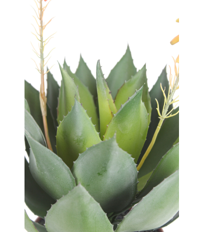 Agave fleuri artificiel