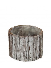 Cache-pot en écorce