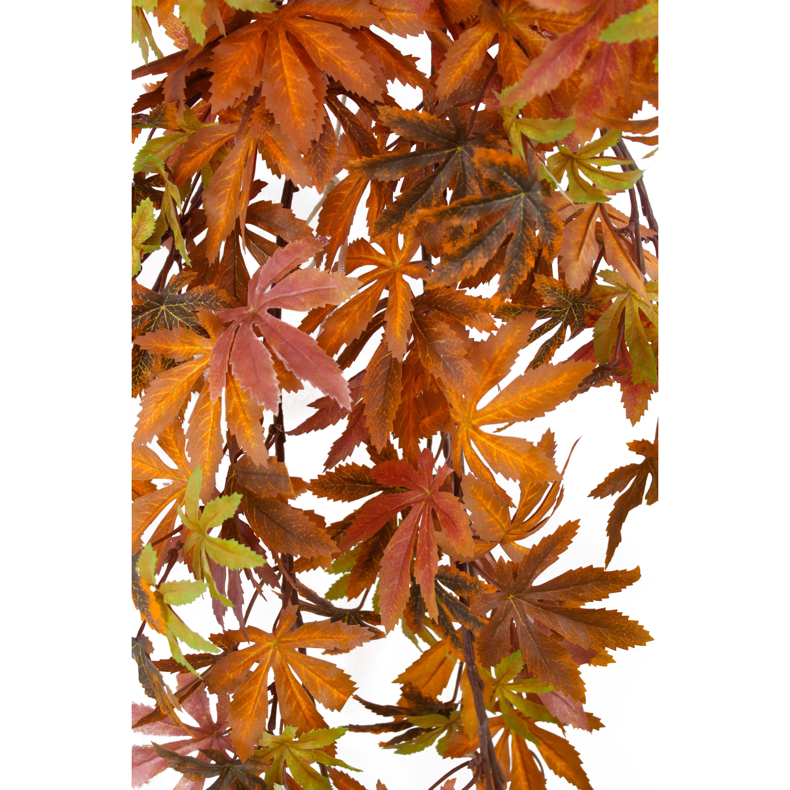 4 Branches Décoratives érable Artificiel Automne - Pour Vase, Centre De Table - Décoration Intérieur Sans Entretien - 12