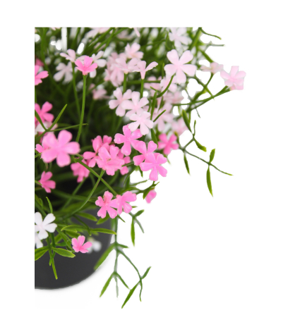 Petite marguerite artificielle rose