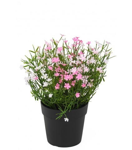 Petite marguerite artificielle rose