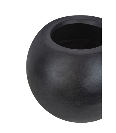 Pot boule noir