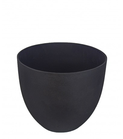 Pot en grès noir