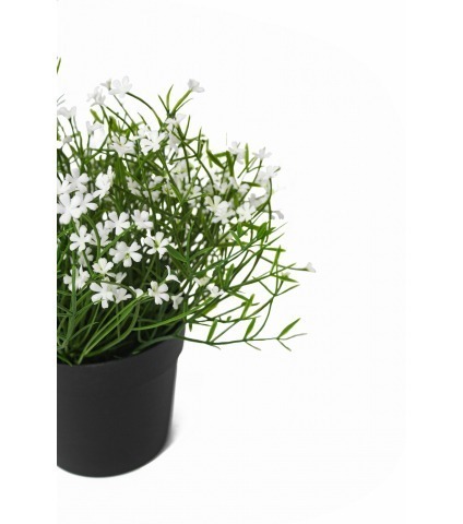 Petite marguerite artificielle blanche