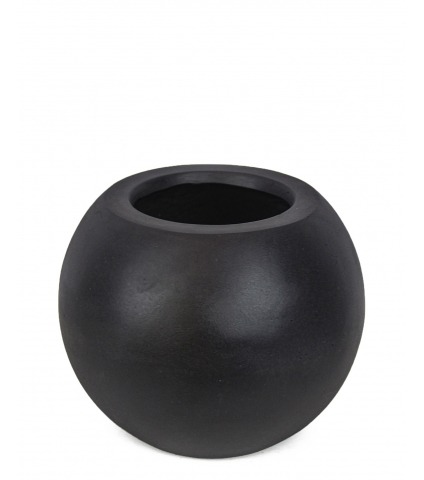 Pot boule noir