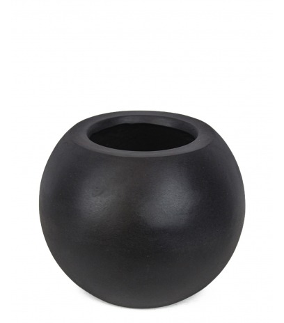 Pot boule noir