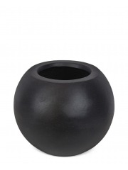 Pot boule noir