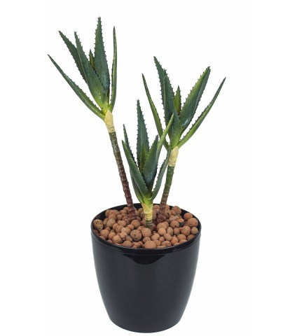 Aloe cactus artificiel trois pieds