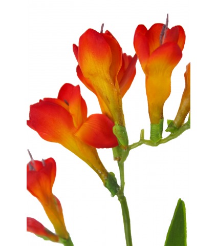Freesia artificiel rouge