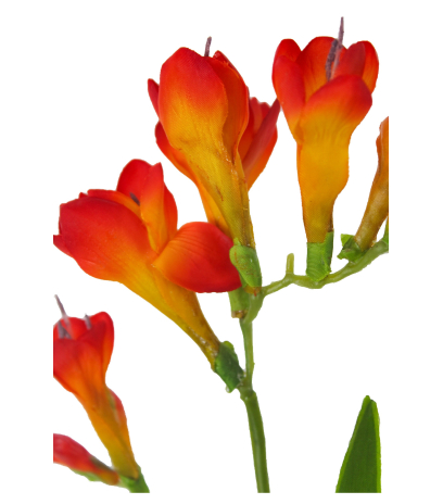 Freesia artificiel rouge