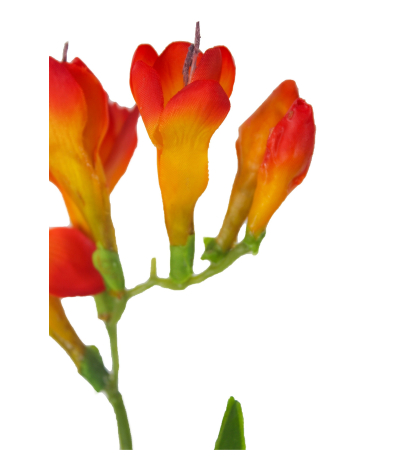 Freesia artificiel rouge