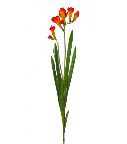 Freesia artificiel rouge