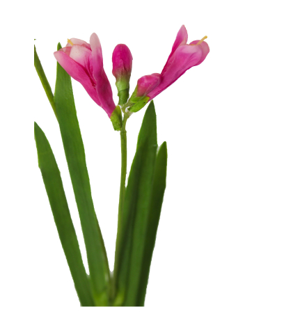 Freesia artificiel fuchsia