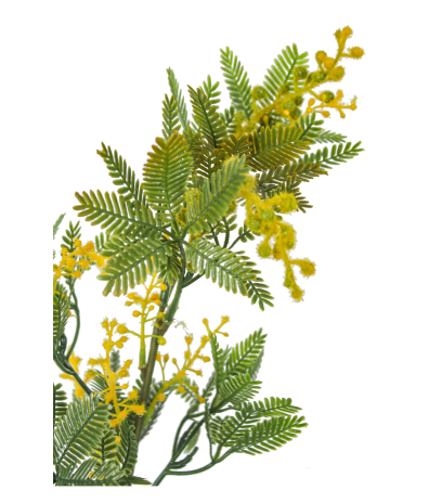 Branche de mimosa artificielle