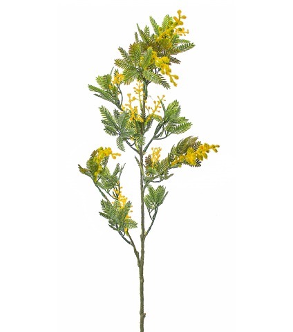 Branche de mimosa artificielle