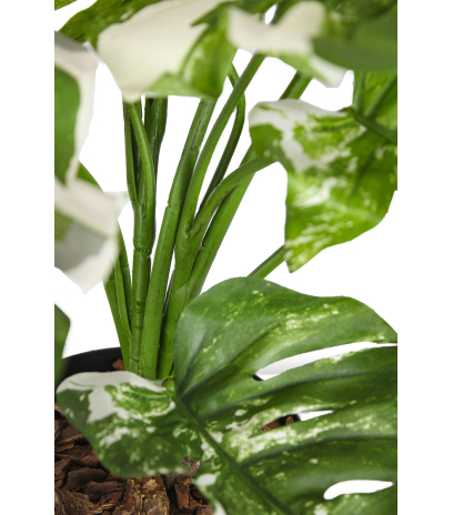 Monstera deliciosa variegata artificiel