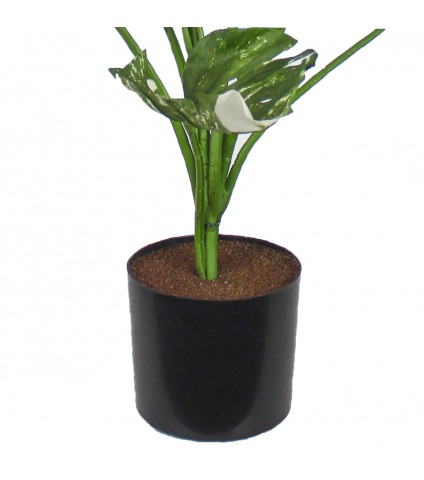 Monstera deliciosa variegata artificiel