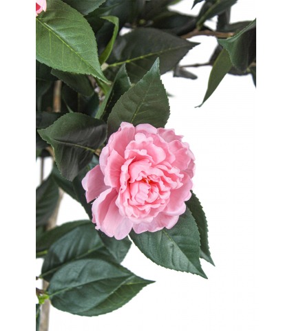 Petit camélia artificiel rose