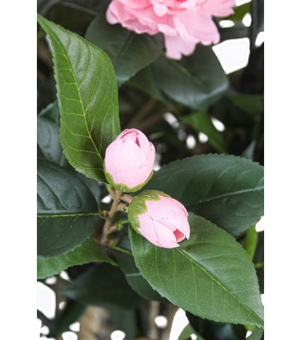 Petit camélia artificiel rose