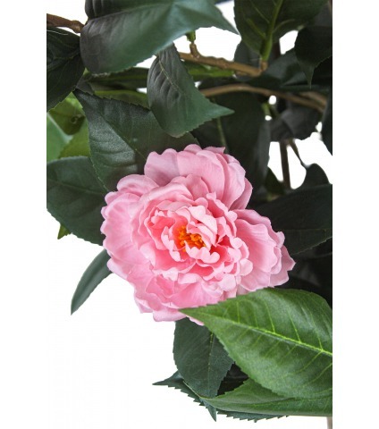 Petit camélia artificiel rose