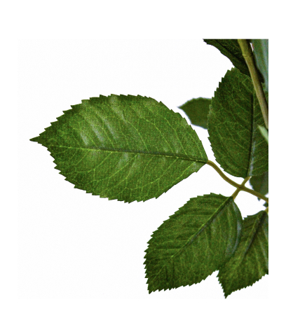 Grand rosier rouge artificiel