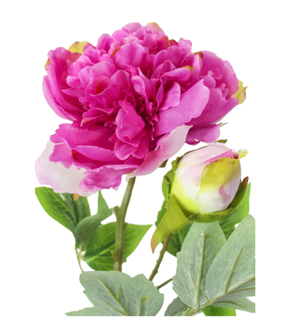 Pivoine artificielle fuchsia