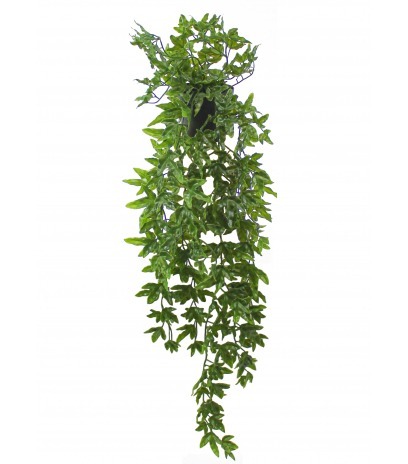 Lierre artificiel vert en pot