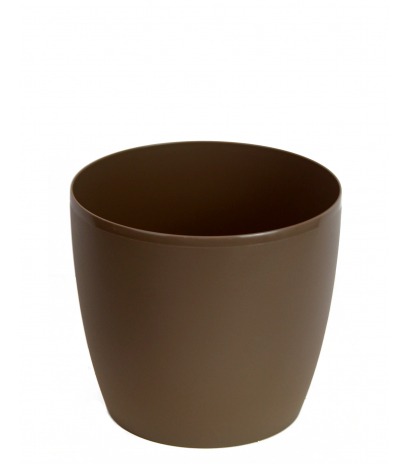 Cache-pot marron mat PRIMO