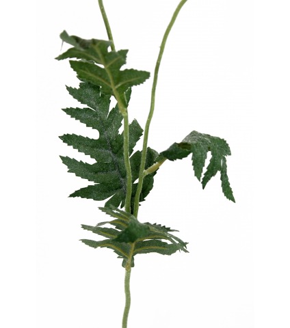 Coquelicot artificiel rouge orangé