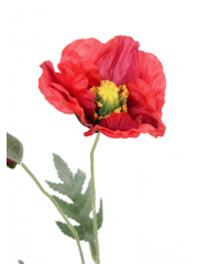 Coquelicot artificiel rouge