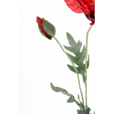 Coquelicot artificiel rouge