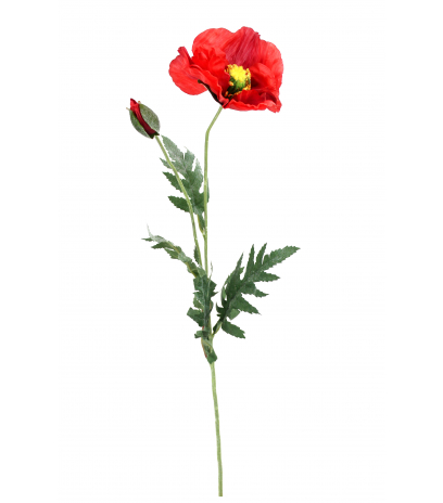 Coquelicot artificiel rouge