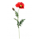 Coquelicot artificiel rouge