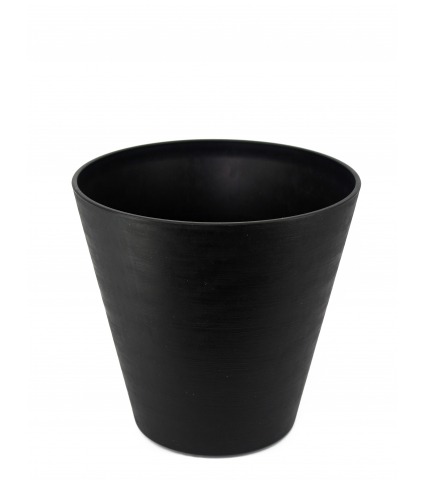 Pot conique noir Hoop