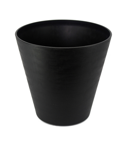 Pot conique noir Hoop
