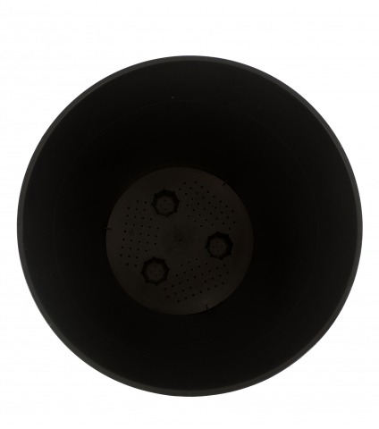 Pot conique noir Hoop