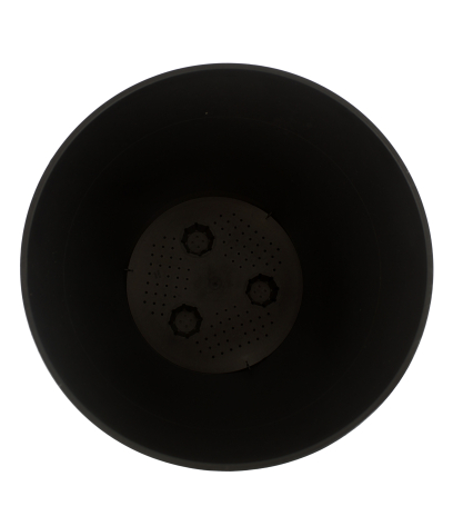 Pot conique noir Hoop