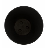Pot conique noir Hoop