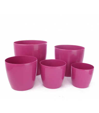 Pot plastique rose fuchsia PRIMO