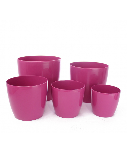 Pot plastique rose fuchsia PRIMO