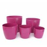 Pot plastique rose fuchsia PRIMO