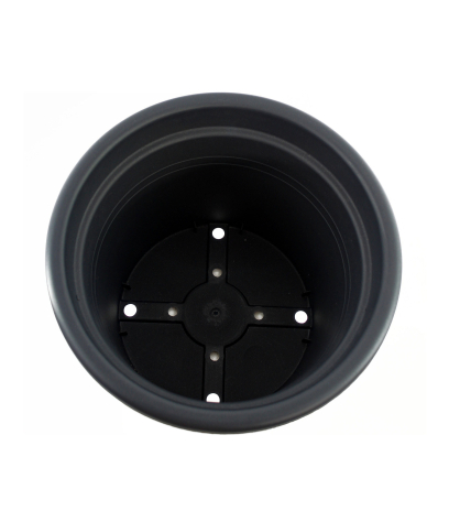 Pot rond noir KATLA