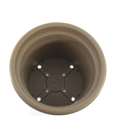Pot rond taupe KATLA