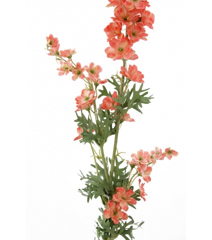 Tige de delphinium artificiel rose