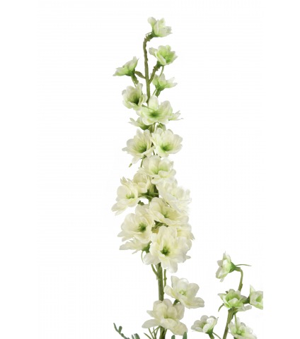Tige de delphinium artificiel blanc
