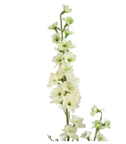Tige de delphinium artificiel blanc