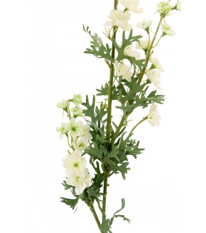 Tige de delphinium artificiel blanc
