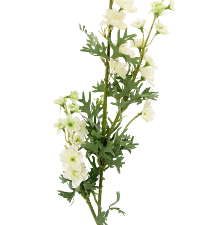 Tige de delphinium artificiel blanc